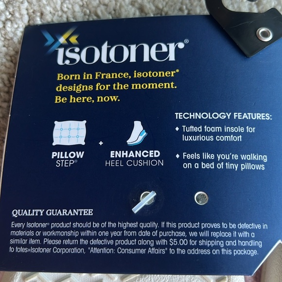 New Isotoner Pillow Step House Shoes/Slippers - Picture 3 of 6